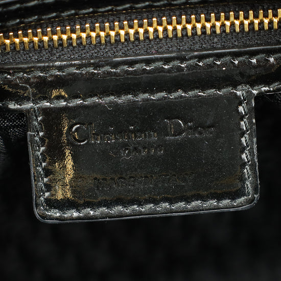 Christian Dior Black Lady Dior Medium Bag