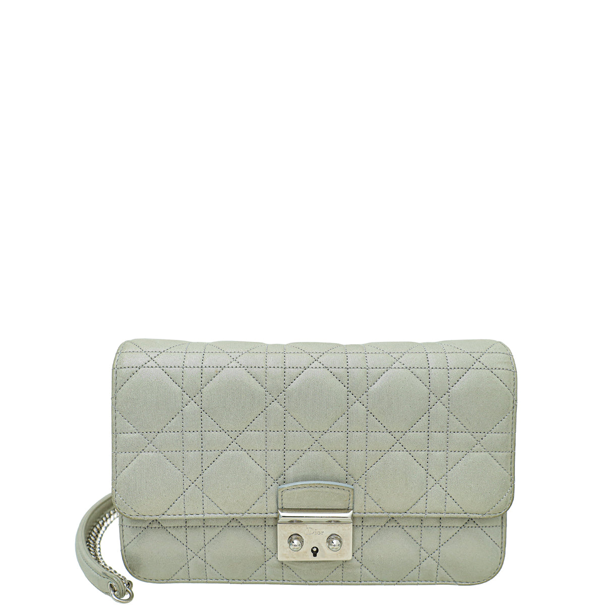 Christian Dior Grey Miss Dior Promenade Clutch Chain Bag-Christian Dior-THE CLOSET