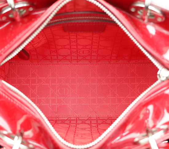 Christian Dior Red Lady Dior Bag