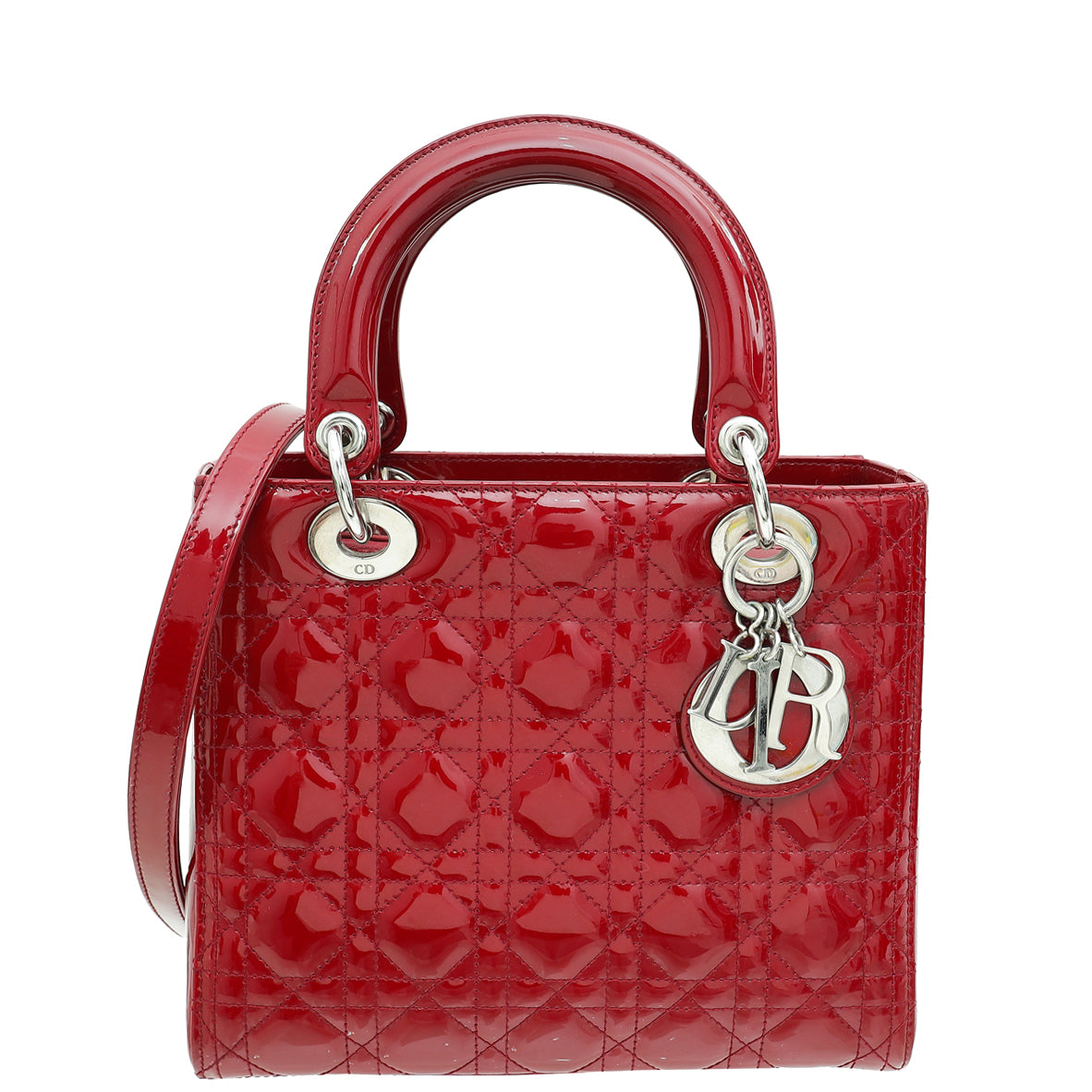 Christian Dior Red Lady Dior Bag