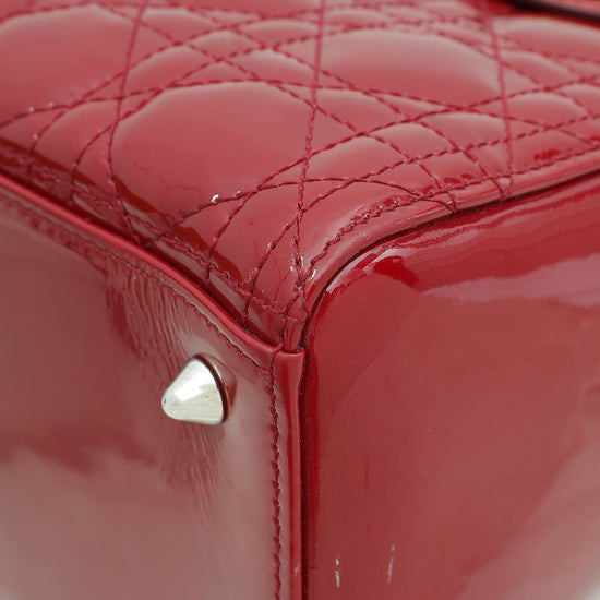 Christian Dior Red Lady Dior Bag