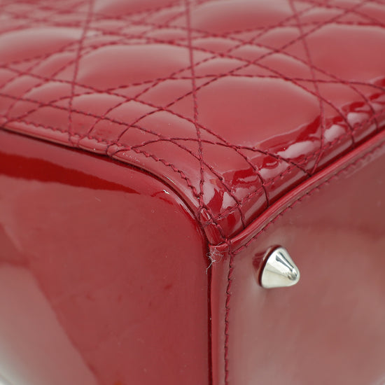 Christian Dior Red Lady Dior Bag