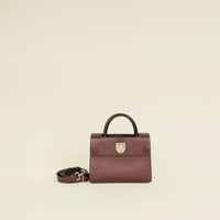 Christian Dior Metallic Brown Diorever Top Handle Mini Bag