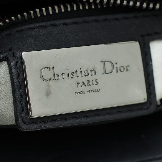 Christian Dior Black Anselm Reyle Lady Dior Medium Bag