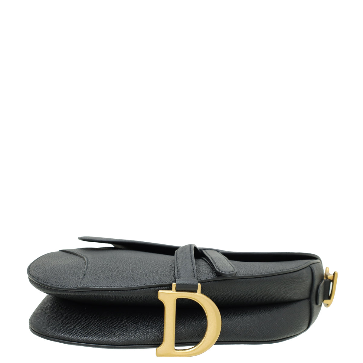 Christian Dior Black Saddle Bag