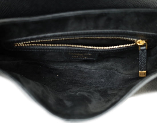 Christian Dior Black Saddle Bag