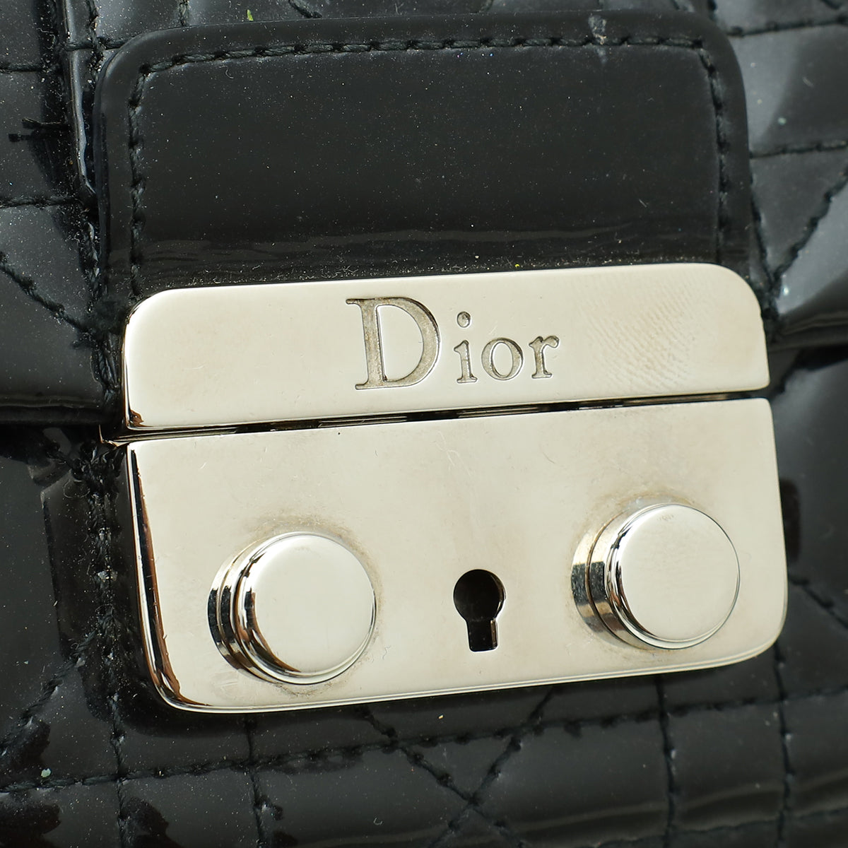 Christian Dior Black Miss Dior Promenade Chain Crossbody Bag
