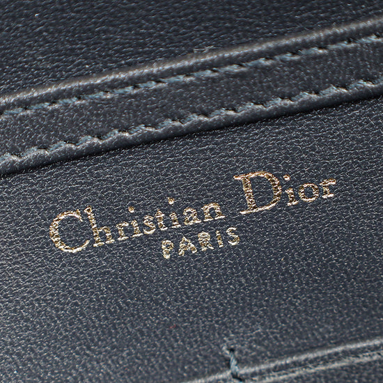 Christian Dior Champaign Diorama Microcannage Wallet On Chain