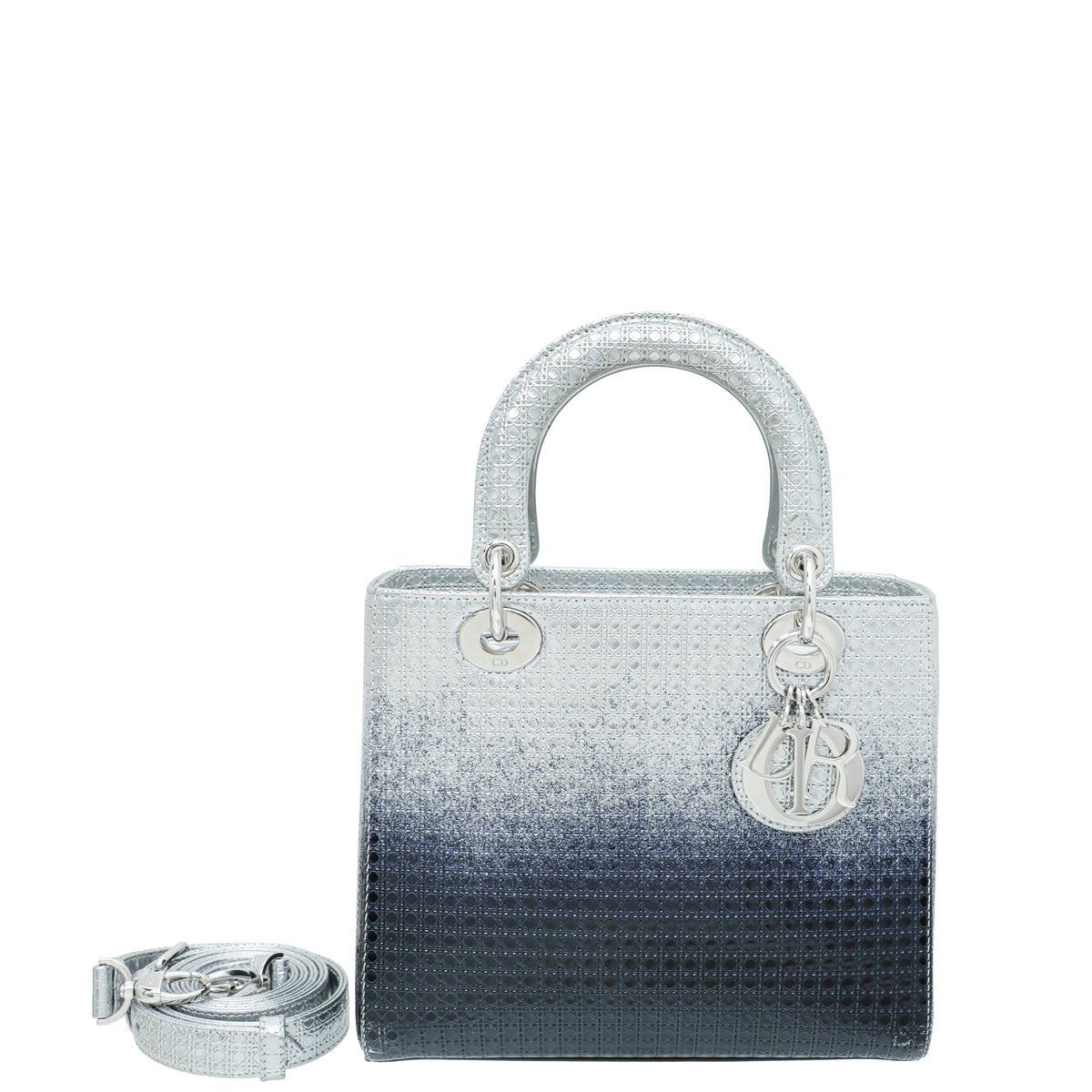 Christian Dior Ombre Bicolor Micro Cannage Lady Dior Medium Bag-Christian Dior-THE CLOSET