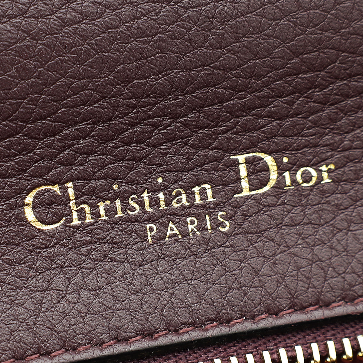 Christian Dior Burgundy Diorama Small Flap Bag