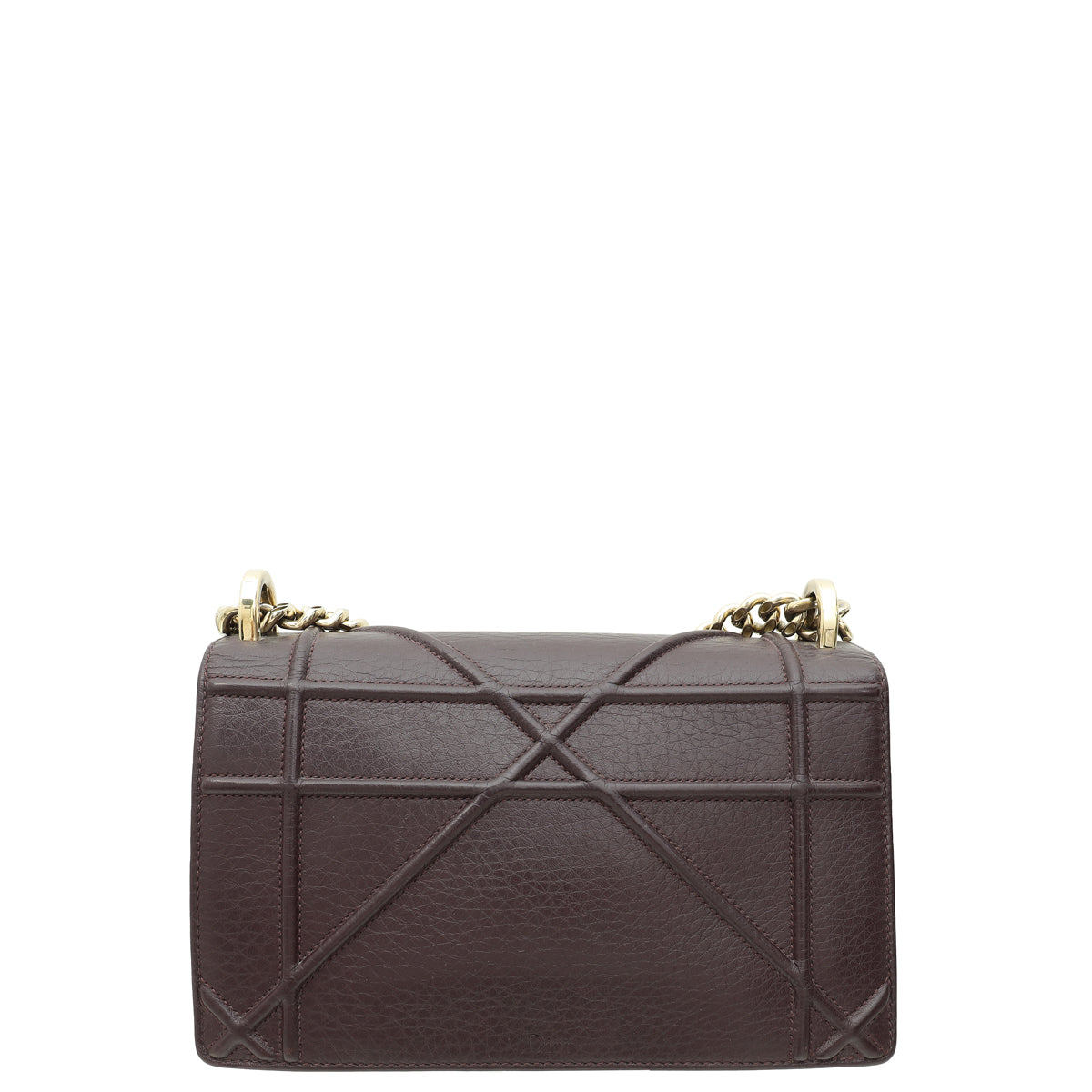 Christian Dior Burgundy Diorama Small Flap Bag-Christian Dior-THE CLOSET