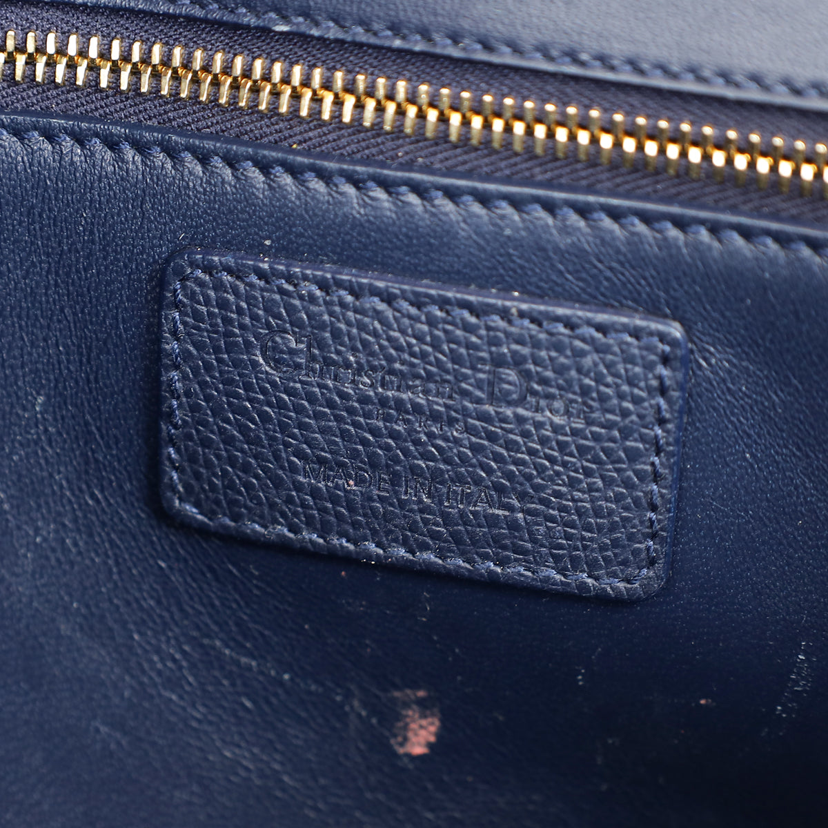 Christian Dior Indigo Blue 30 Montaigne Flap Shoulder Bag