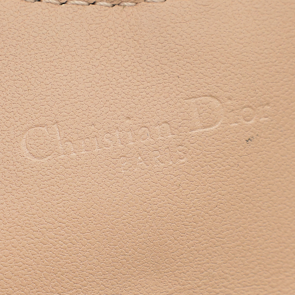 Christian Dior Blush Nano Saddle Chain Pouch