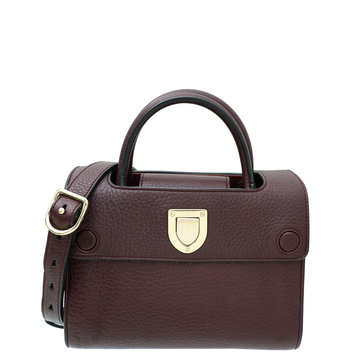 Christian Dior Burgundy Diorever Top Handle Small Bag-Christian Dior-THE CLOSET