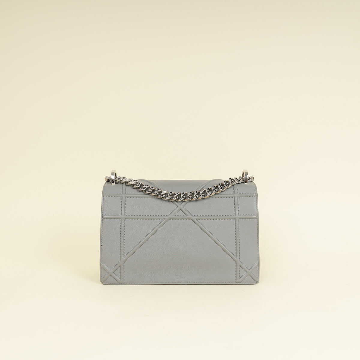 Christian Dior Grey Diorama Flap Shoulder Bag-Christian Dior-THE CLOSET