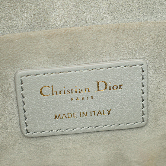 Christian Dior Grey Cannage Diortravel Small Vanity Case-Christian Dior-THE CLOSET