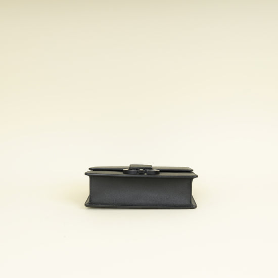 Christian Dior Black 30 Montaigne Shoulder Bag