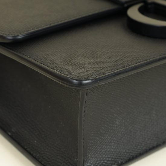 Christian Dior Black 30 Montaigne Shoulder Bag