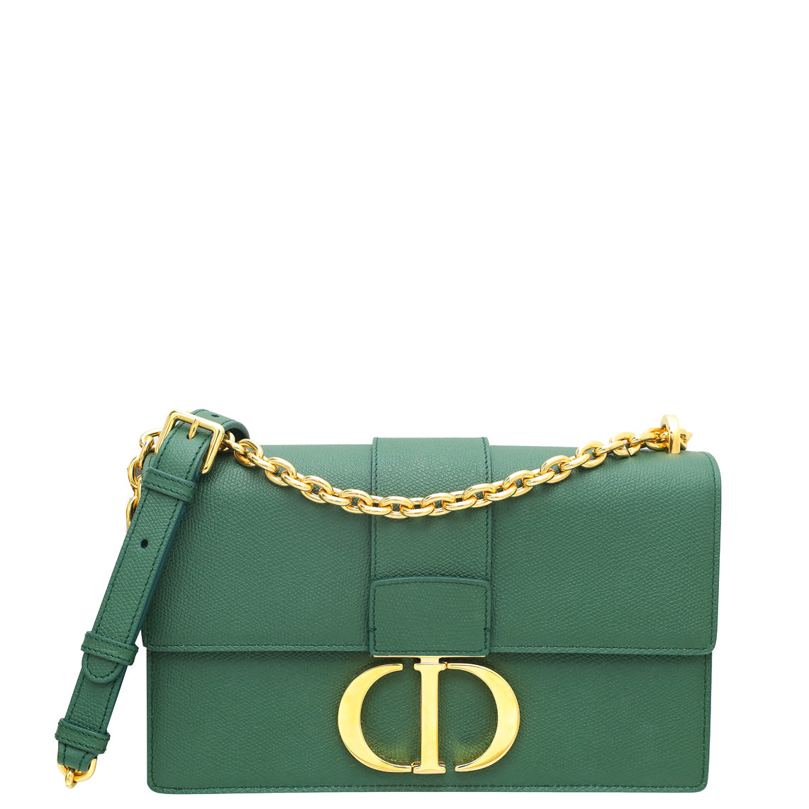 Christian Dior Forest Green Montaigne 30 Chain Shoulder Bag