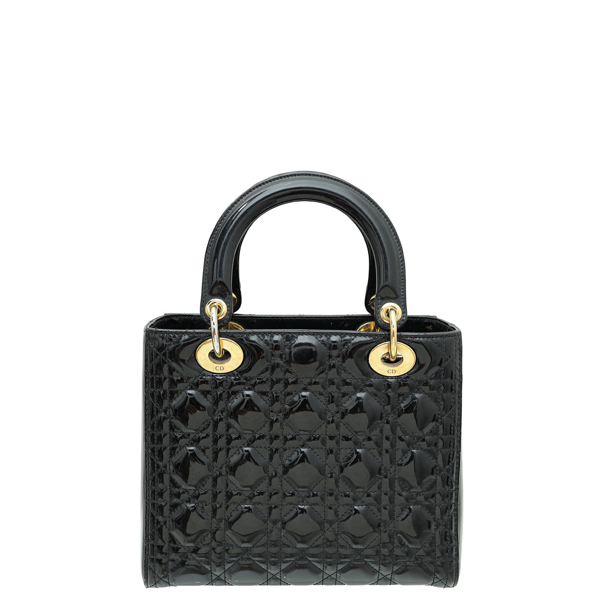 Christian Dior Black Lady Dior Medium Bag-Christian Dior-THE CLOSET