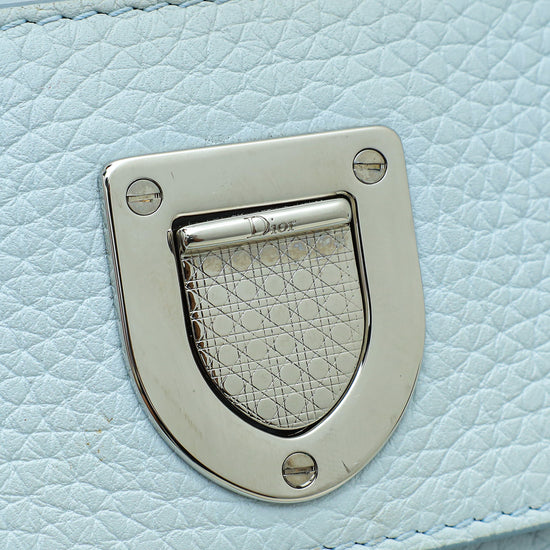 Christian Dior Baby Blue Diorever Mini Top Handle Bag