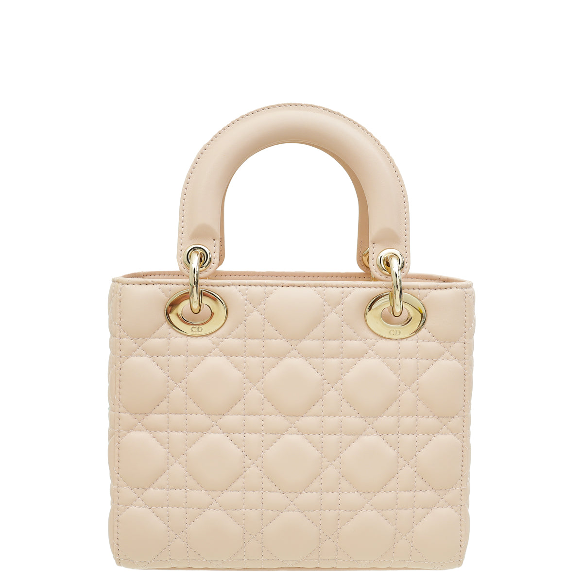 Christian Dior Light Peach Lady Dior Small My ABCDior Bag-Christian Dior-THE CLOSET