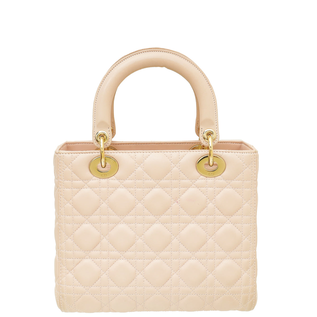 Christian Dior Light Pink Lady Dior Medium Bag-Christian Dior-THE CLOSET