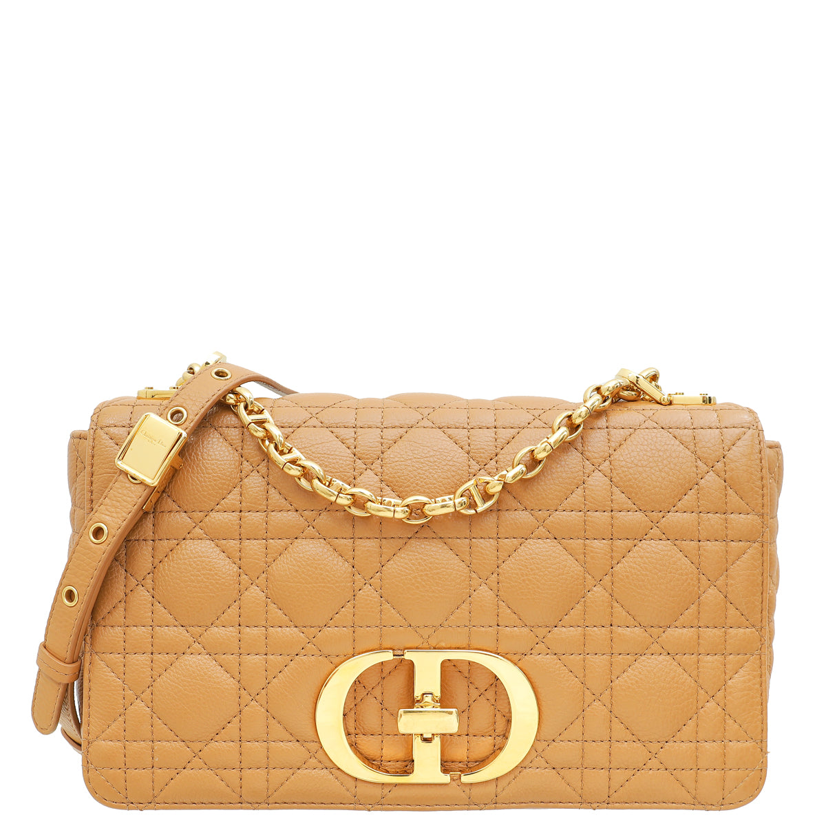 Christian Dior Caramel Caro Medium Bag-Christian Dior-THE CLOSET