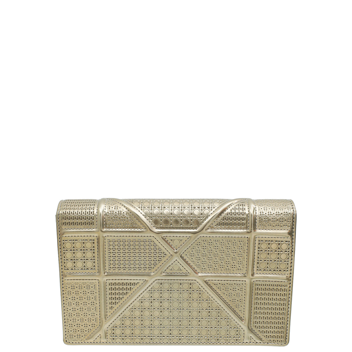 Christian Dior Champaign Diorama Microcannage Wallet On Chain-Christian Dior-THE CLOSET