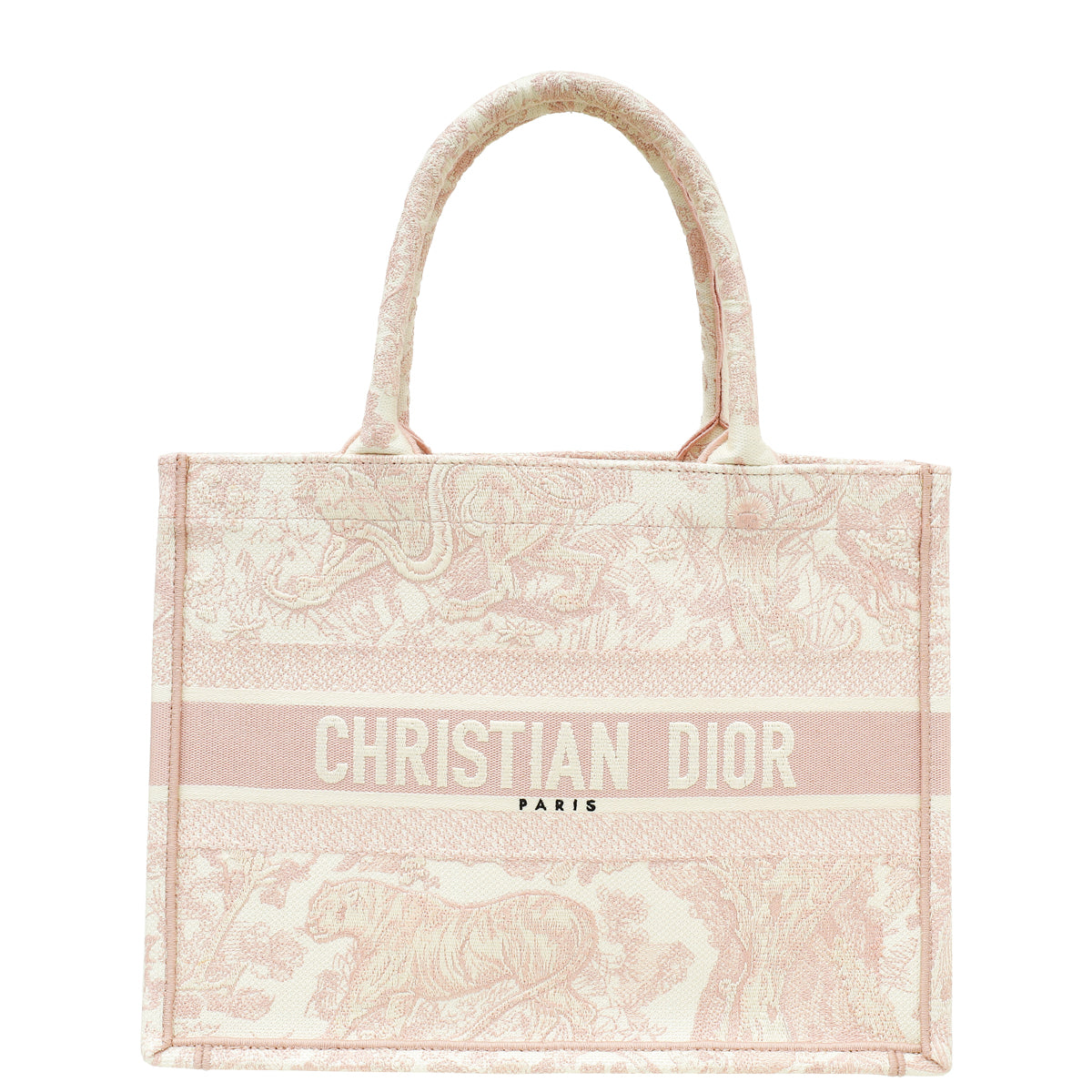 Christian Dior Bicolor Toile De Jouy Book Tote Medium Bag