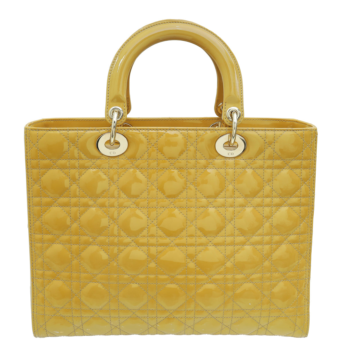 Christian Dior Beige Lady Dior Large Bag-Christian Dior-THE CLOSET