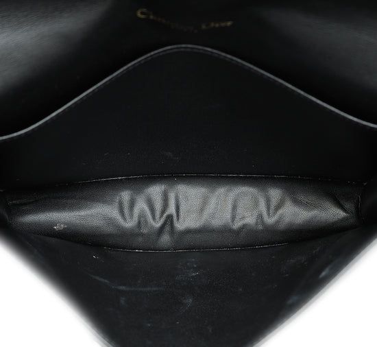 Load image into Gallery viewer, Christian Dior Black Lady Dior Pouch With Chain
