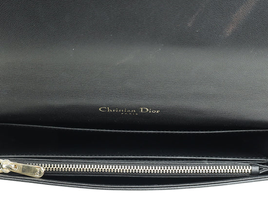 Load image into Gallery viewer, Christian Dior Black Lady Dior Pouch With Chain
