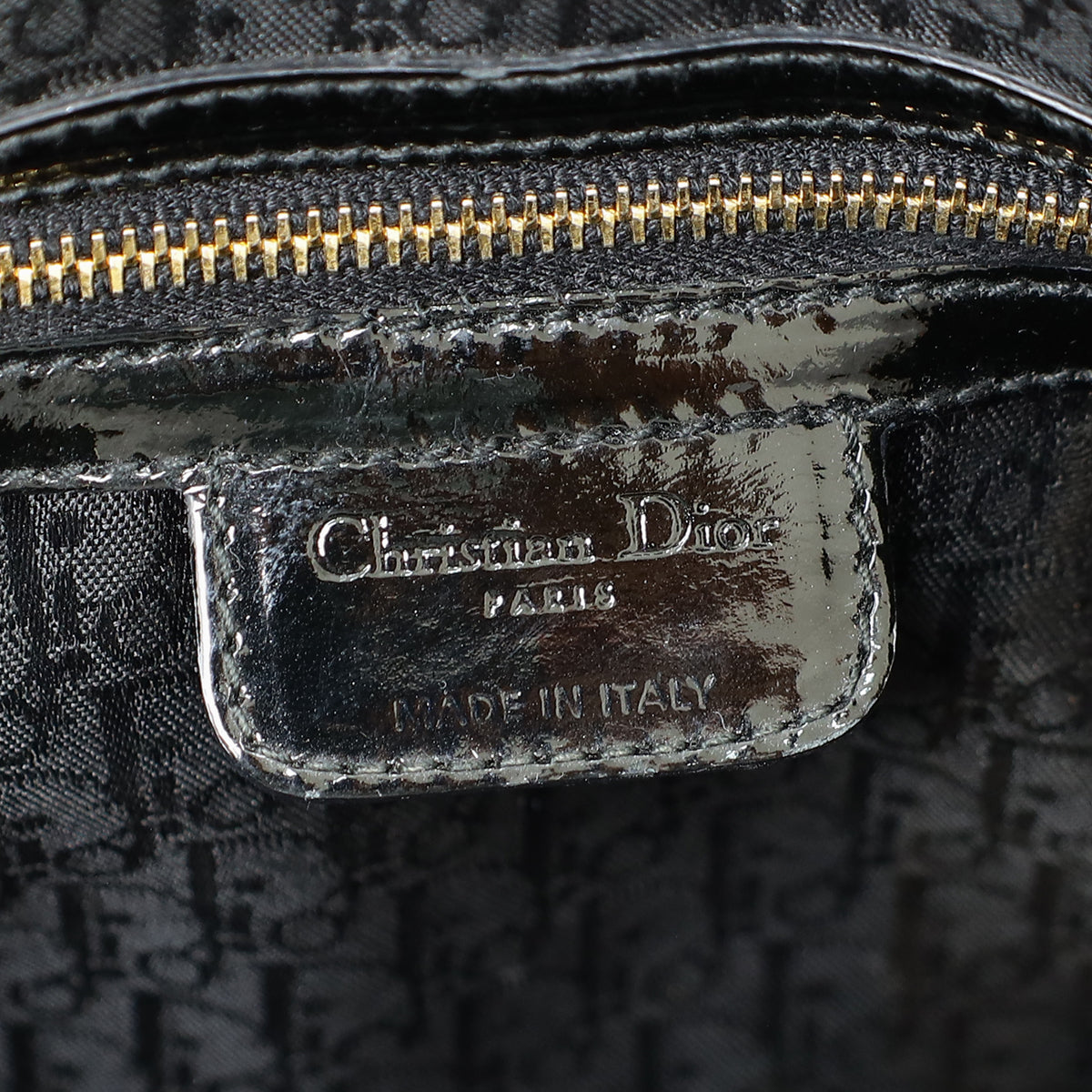 Christian Dior Black Lady Dior Large Bag