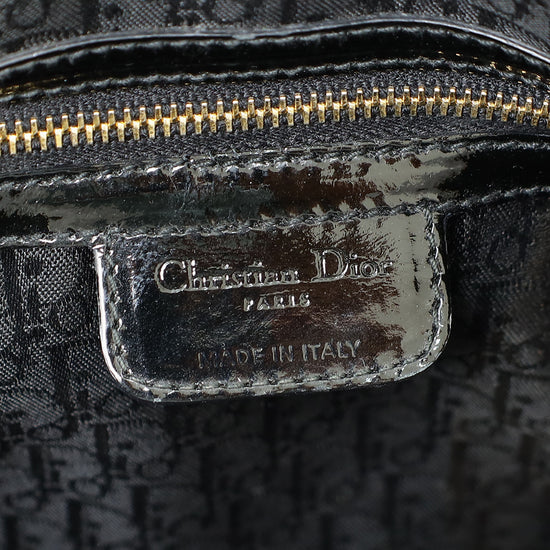 Christian Dior Black Lady Dior Large Bag