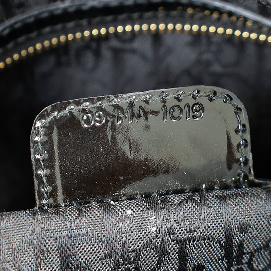 Christian Dior Black Lady Dior Large Bag