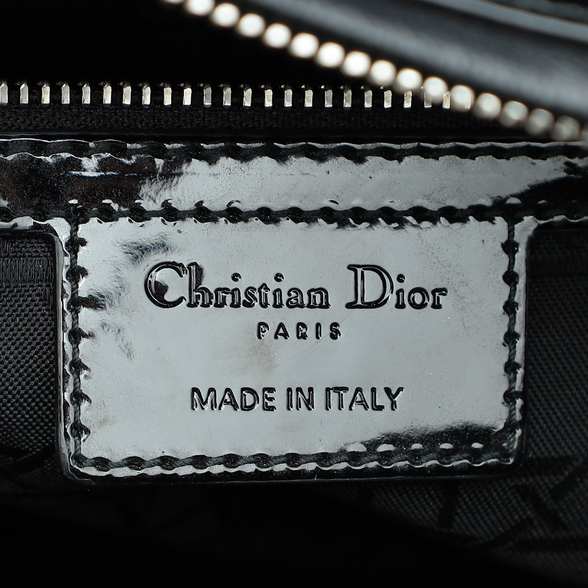 Christian Dior Black Lady Dior Large Bag