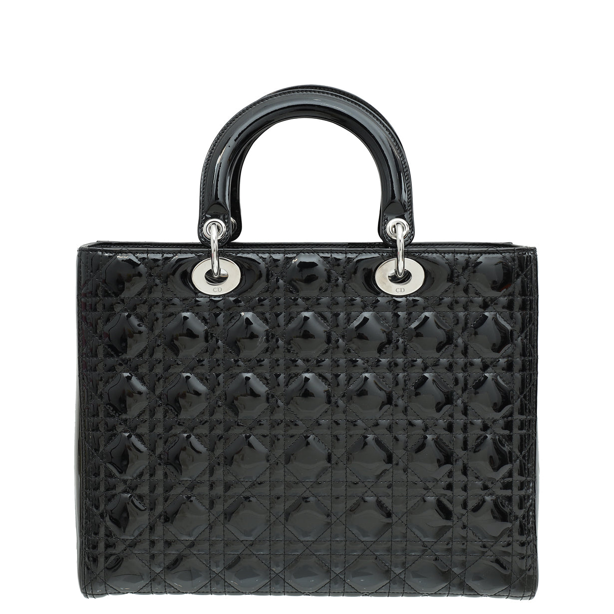 Christian Dior Black Lady Dior Large Bag-Christian Dior-THE CLOSET