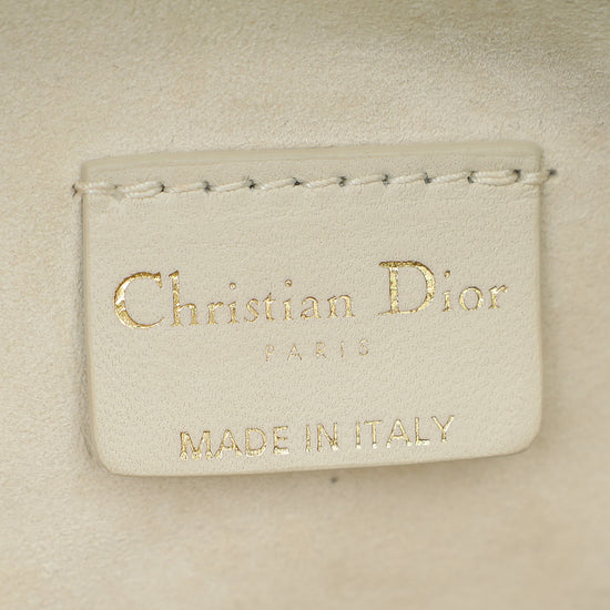 Christian Dior Dusty Ivory New Line Cannage Dior Club Bag-Christian Dior-THE CLOSET