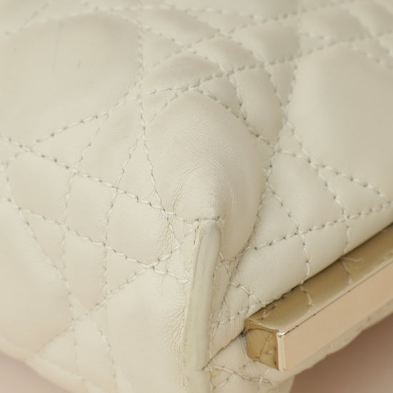 Christian Dior Dusty Ivory New Line Cannage Dior Club Bag-Christian Dior-THE CLOSET