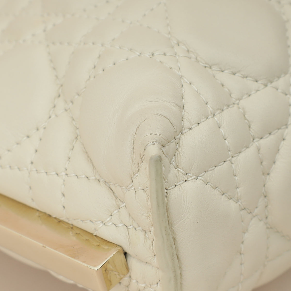 Christian Dior Dusty Ivory New Line Cannage Dior Club Bag-Christian Dior-THE CLOSET