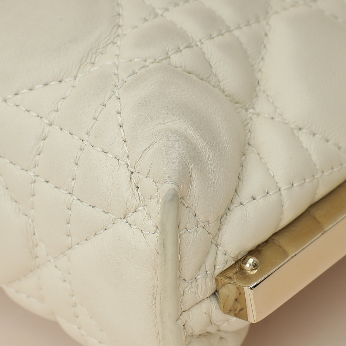 Christian Dior Dusty Ivory New Line Cannage Dior Club Bag-Christian Dior-THE CLOSET