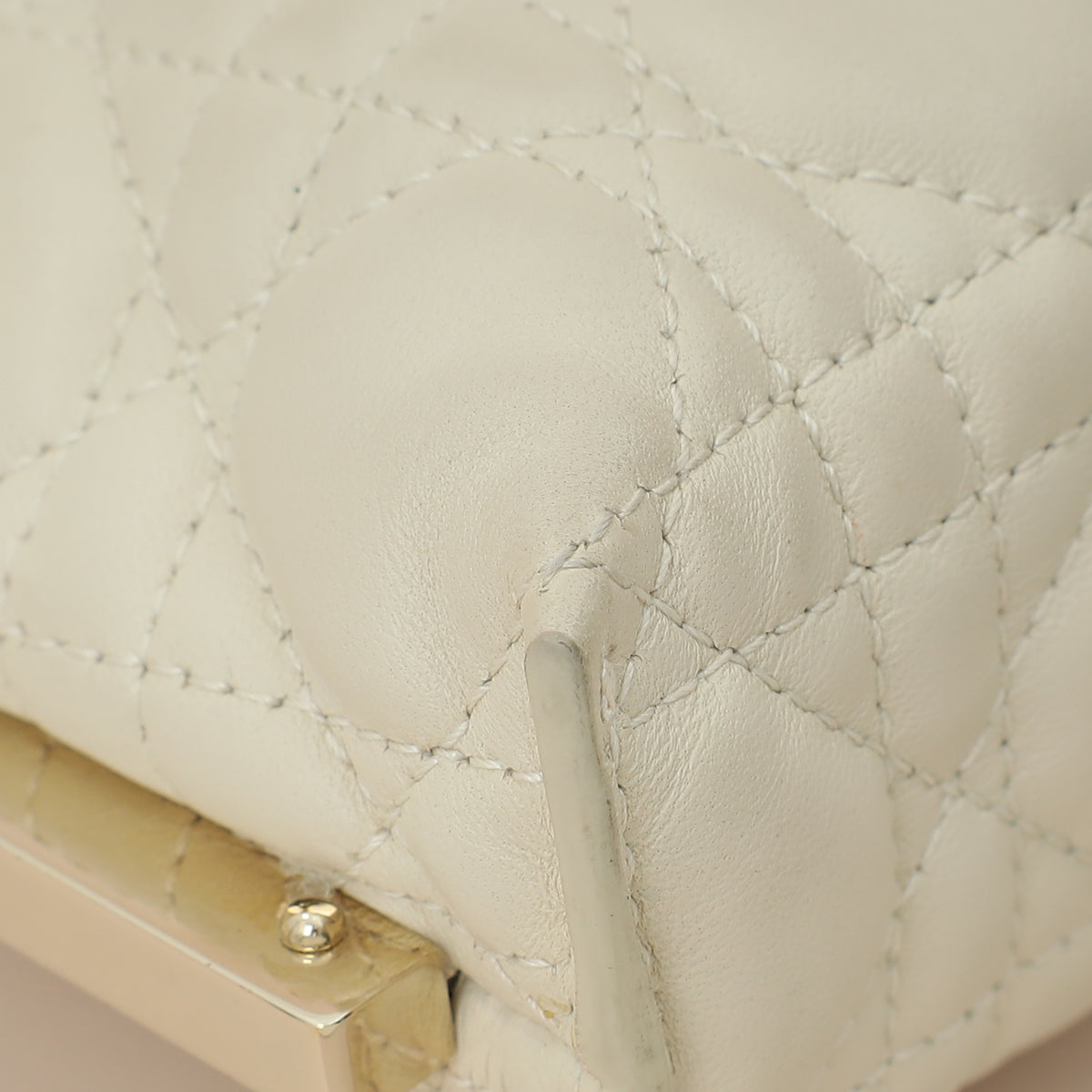 Christian Dior Dusty Ivory New Line Cannage Dior Club Bag-Christian Dior-THE CLOSET