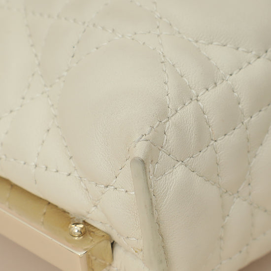 Christian Dior Dusty Ivory New Line Cannage Dior Club Bag-Christian Dior-THE CLOSET
