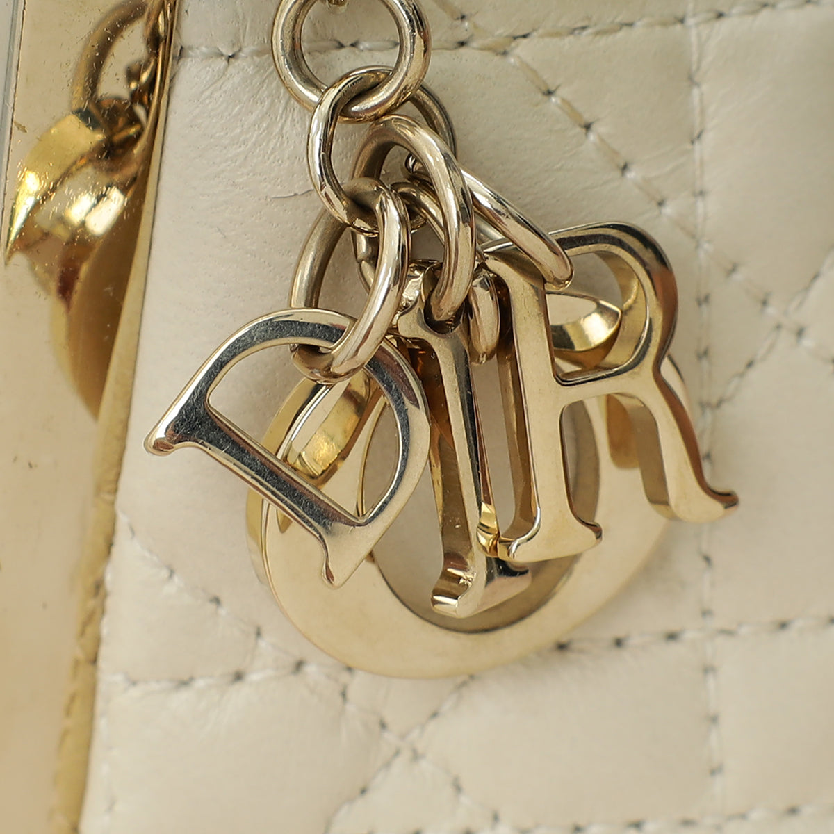 Christian Dior Dusty Ivory New Line Cannage Dior Club Bag-Christian Dior-THE CLOSET