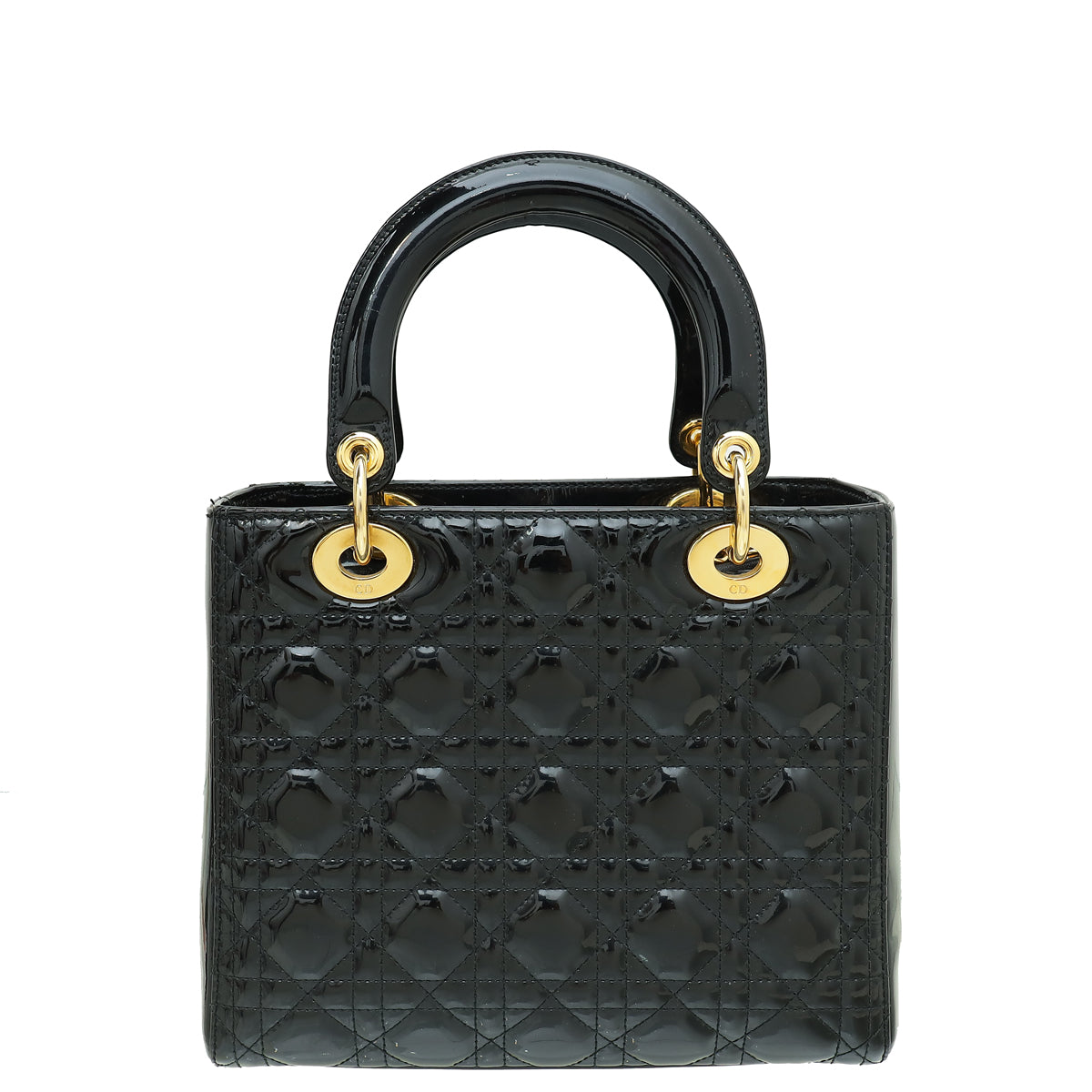 Christian Dior Black Lady Dior Medium Bag-Christian Dior-THE CLOSET