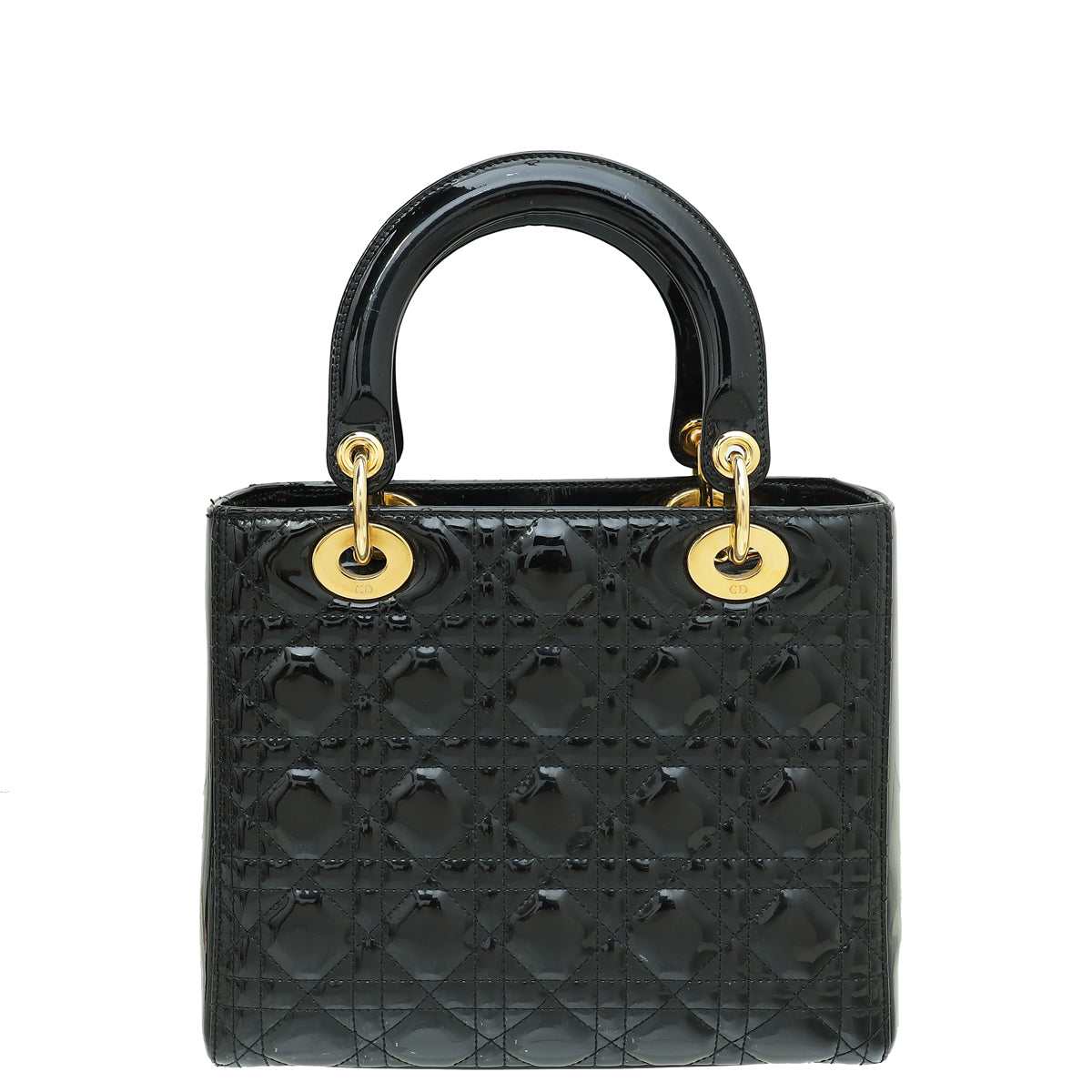 Christian Dior Black Lady Dior Medium Bag