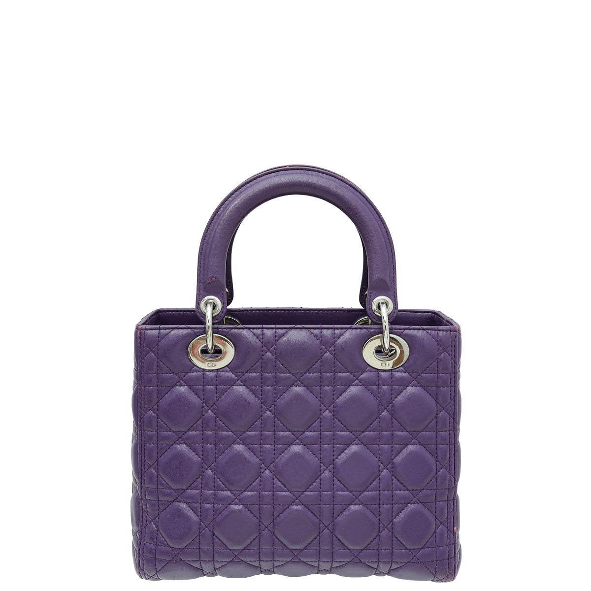 Christian Dior Violet Lady Dior Medium Bag-Christian Dior-THE CLOSET