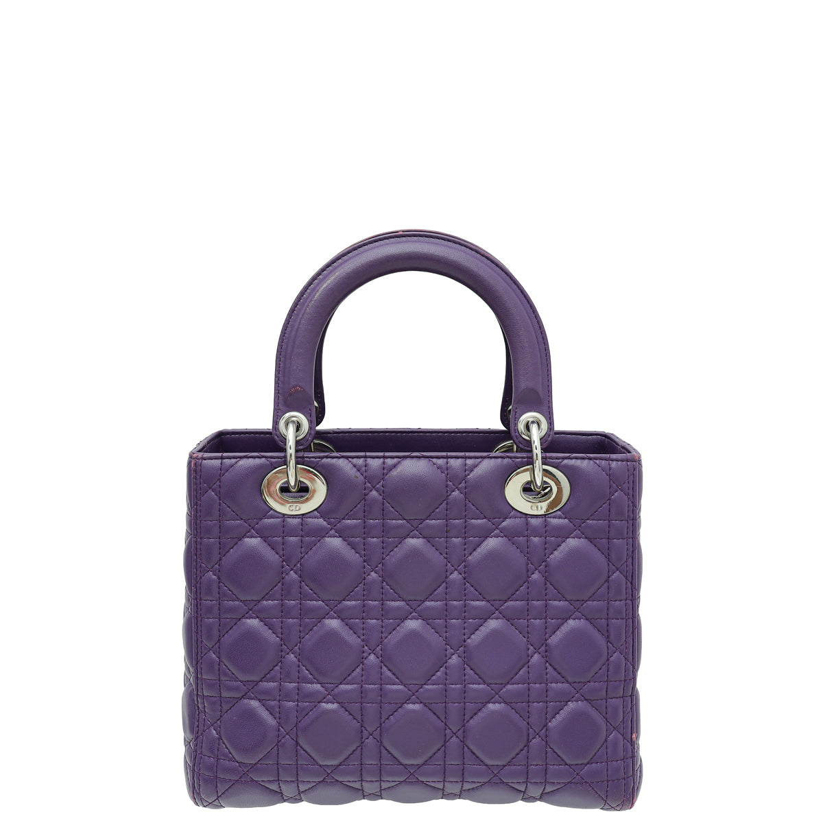 Christian Dior Violet Lady Dior Medium Bag
