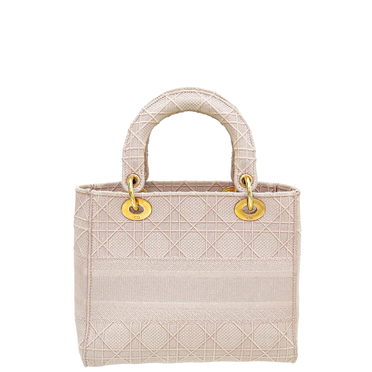 Christian Dior Rosewood Lady D-Lite Cannage Embroidery Medium Bag-Christian Dior-THE CLOSET